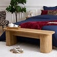 ATMOSPHERA - Banc Colva 140x35x45 cm Naturel - vignette