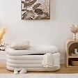 ATMOSPHERA - Banc coffre Giulia blanc 110x46cm - vignette