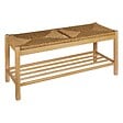ATMOSPHERA - Banc "Maesi" hévéa beige 95x35cm - vignette
