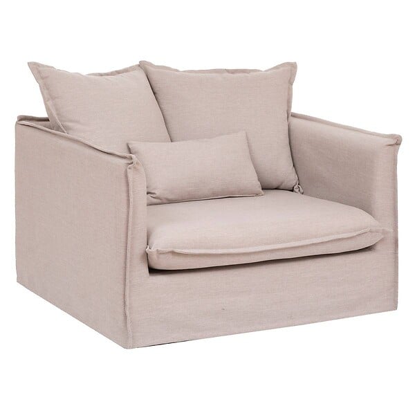 ATMOSPHERA - Fauteuil XL "Odilon" beige - large