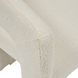 ATMOSPHERA - Fauteuil "Amos" blanc L63xp57xH75cm - vignette