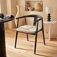 ATMOSPHERA - Fauteuil à dîner "Yamato" hêtre noir - vignette