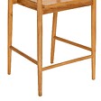 ATMOSPHERA - Lot de 2 tabourets de bar Miyako marron 56x55,5cm - vignette