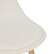 ATMOSPHERA - Tabouret de bar "Maxon" blanc H92,5cm - vignette