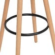 ATMOSPHERA - Tabouret de bar "Maxon" blanc H92,5cm - vignette