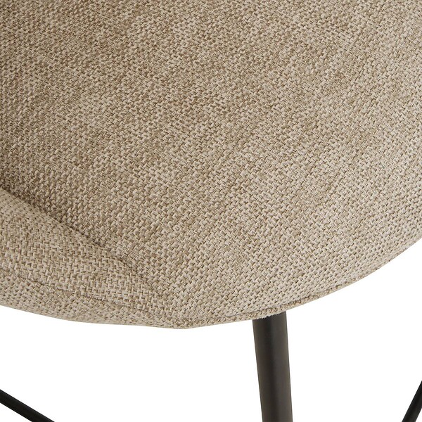 ATMOSPHERA - Lot de 2 Tabouret de bar Amago beige 54x52cm - large