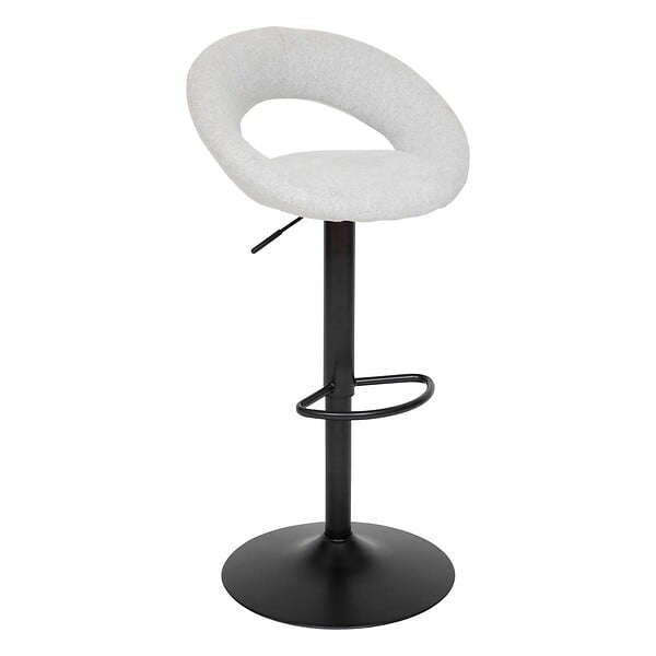 ATMOSPHERA - Lot de 2 tabourets de bar "Sasha" gris - large