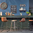 ATMOSPHERA - Lot de 2 chaises de bar "Lois" effet cuir noir - vignette