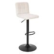 ATMOSPHERA - Lot de 2 tabourets de bar "Delek" beige 104x52x45cm - vignette