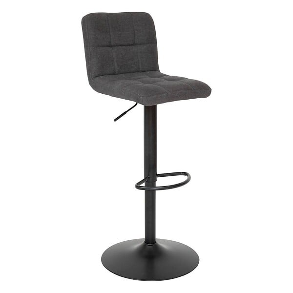 ATMOSPHERA - Lot de 2 tabourets de bar "Delek" gris 104x52x45cm - large