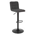 ATMOSPHERA - Lot de 2 tabourets de bar "Delek" gris 104x52x45cm - vignette