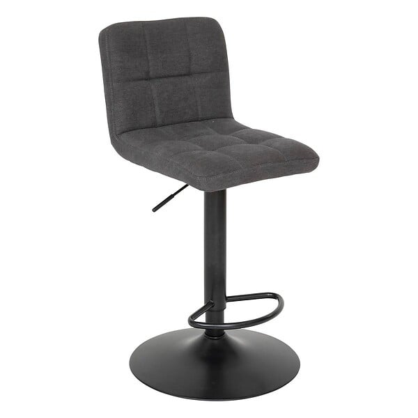 ATMOSPHERA - Lot de 2 tabourets de bar "Delek" gris 104x52x45cm - large