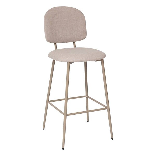 ATMOSPHERA - Tabouret de bar "Kamili" beige H108,5cm - large