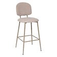 ATMOSPHERA - Tabouret de bar "Kamili" beige H108,5cm - vignette