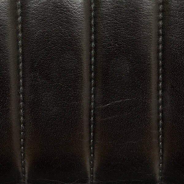 ATMOSPHERA - Chaise de bar "Dario" cuir noir - large
