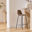 ATMOSPHERA - Lot de 2 Tabouret de bar Vladi beige 43,5x41,5cm - vignette