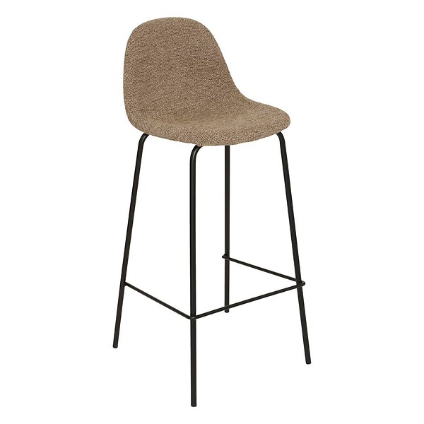 ATMOSPHERA - Lot de 2 Tabouret de bar Vladi beige 43,5x41,5cm - large