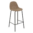 ATMOSPHERA - Lot de 2 Tabouret de bar Vladi beige 43,5x41,5cm - vignette