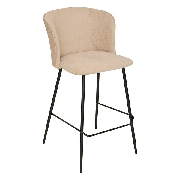 ATMOSPHERA - Tabouret de bar Jasny beige 52,5x48cm - large