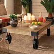 ATMOSPHERA - Table basse "Silas" manguier 117x71cm - vignette