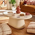ATMOSPHERA - Table basse Dumka 110x65x40cm ivoire - vignette