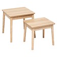 5 FIVE SIMPLY SMART - Lot de 2 tables gigognes Abana bois clair - vignette