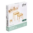 5 FIVE SIMPLY SMART - Lot de 2 tables gigognes Abana bois clair - vignette
