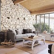 ATMOSPHERA - Table basse "Olbia" en acacia 120x70cm blanc - vignette
