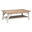 ATMOSPHERA - Table basse "Olbia" en acacia 120x70cm blanc - vignette