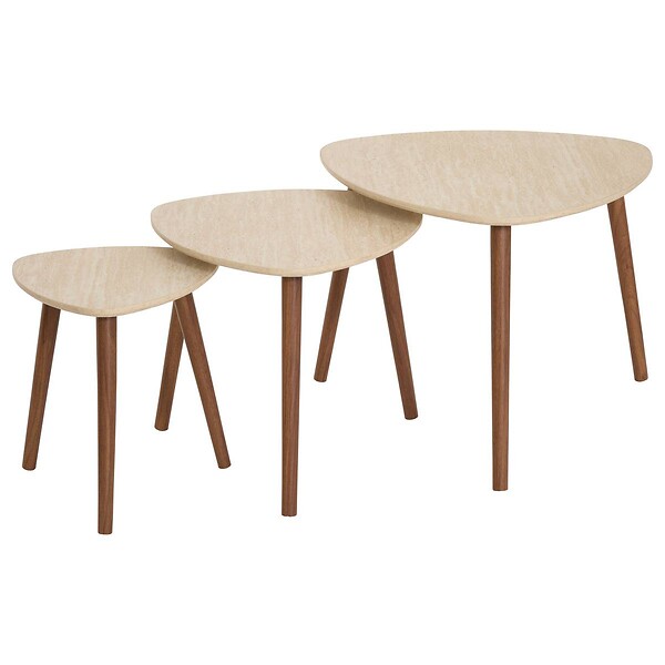 ATMOSPHERA - 3 tables gigognes Mileo sable - large