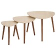 ATMOSPHERA - 3 tables gigognes Mileo sable - vignette