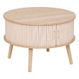 ATMOSPHERA - Table basse 2 portes "Nysos" beige 60x60x40,7cm - vignette