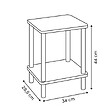 5 FIVE SIMPLY SMART - Table d'appoint Come bois et effet marbre - vignette