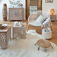 ATMOSPHERA - Lot de 2 tables gigognes "Ayden" bois sculpté - vignette