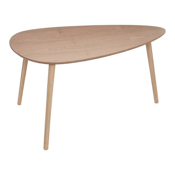 ATMOSPHERA - Lot de 2 tables gigognes "Mileo" pin L88/98cm - large