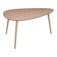 ATMOSPHERA - Lot de 2 tables gigognes "Mileo" pin L88/98cm - vignette