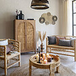 ATMOSPHERA - Table d'appoint "Gypsy" manguier D75cm - vignette