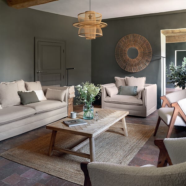 ATMOSPHERA - Table basse "Aeris" acacia 130x70cm - large