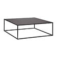 ATMOSPHERA - Table basse "Gota" métal noir 100x100cm - vignette