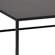 ATMOSPHERA - Table basse "Gota" métal noir 100x100cm - vignette