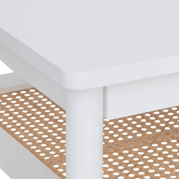 ATMOSPHERA - Table basse "Cabras" 110x60cm blanc - large