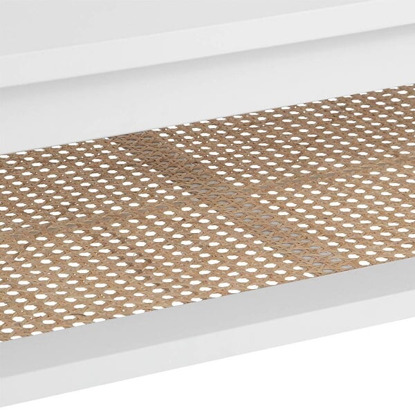 ATMOSPHERA - Table basse "Cabras" 110x60cm blanc - large