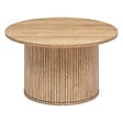 ATMOSPHERA - Table basse "Colva" en placage effet bois D70cm - vignette