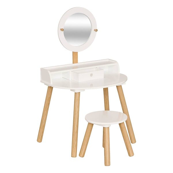 ATMOSPHERA - Coiffeuse enfant Bella blanc L60,7xp42xH89,2cm - large