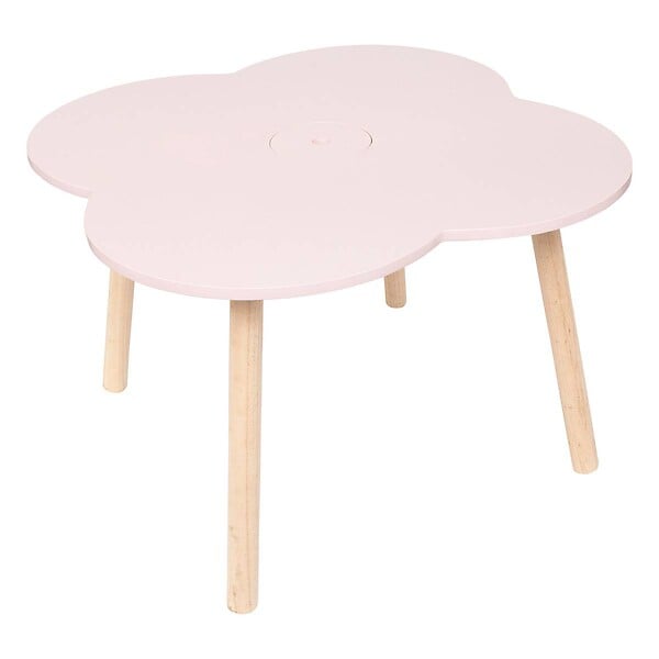 ATMOSPHERA - Table enfant "Ally" rose 51x51x40cm - large