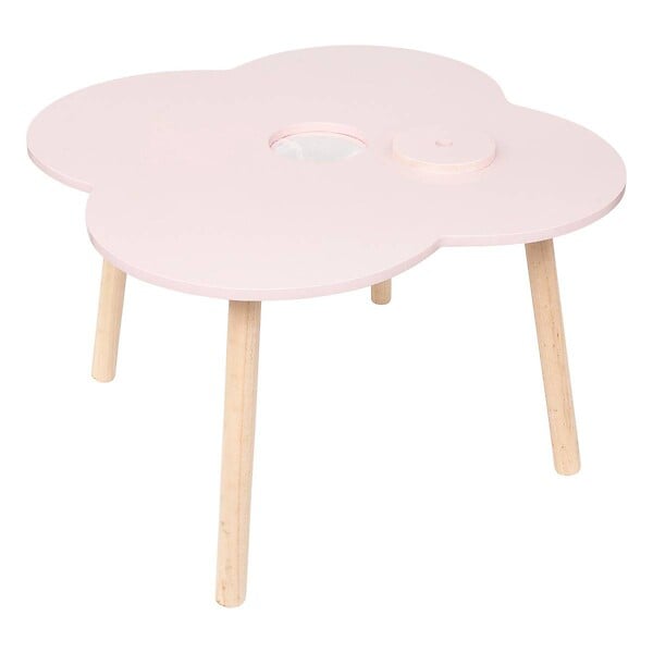 ATMOSPHERA - Table enfant "Ally" rose 51x51x40cm - large