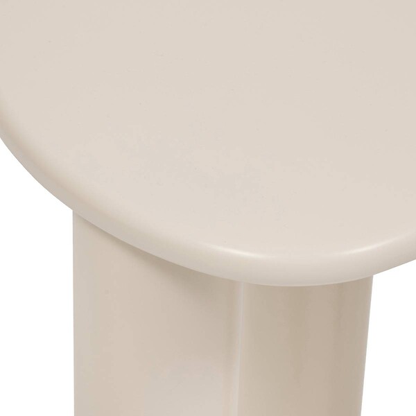 ATMOSPHERA - Lot de 2 tables d'appoint Olao ivoire 45x45cm - large