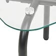 ATMOSPHERA - Lot de 2 tables d'appoint Hecate argent 50x50cm - vignette