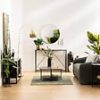 ATMOSPHERA - Table basse 1 étagère "Hodia" noir 75x75x38cm - vignette