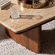 ATMOSPHERA - Table basse Jivan Travertin bois 120x70cm - vignette